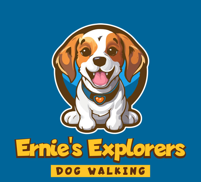 Ernies Explorers Dog Walking Logo